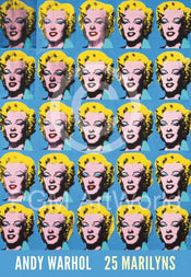 Andy Warhol  25 Colored Marilyns Kunstdruk 45x65cm | Posters.nl