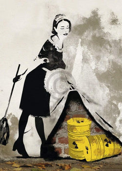 Edition Street  Behind the curtain Kunstdruk 50x70cm | Posters.nl