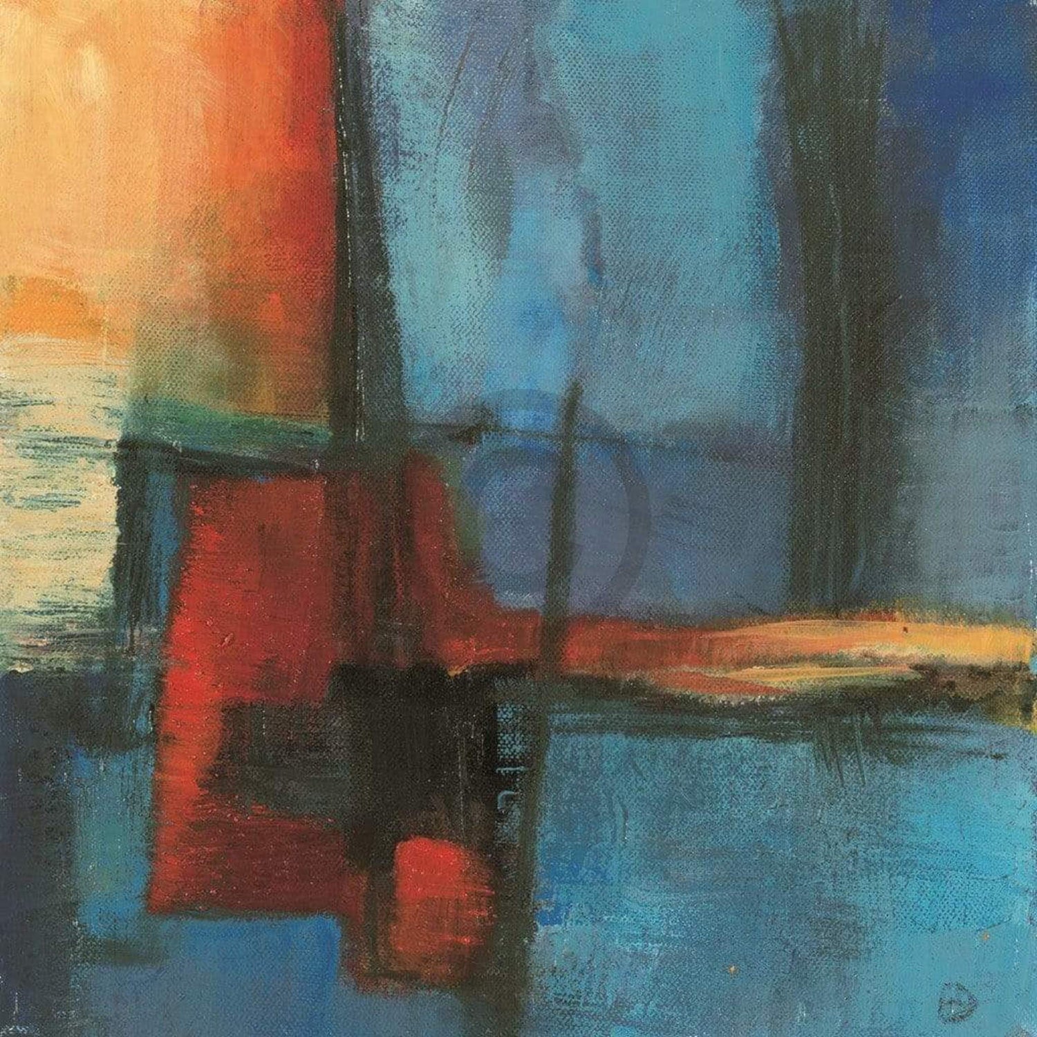 Bea Danckaert  Abstract Night Kunstdruk 30x30cm | Posters.nl