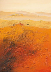 Bernhard Gerner  Mediterrane Landschaft 1 Kunstdruk 50x70cm | Posters.nl