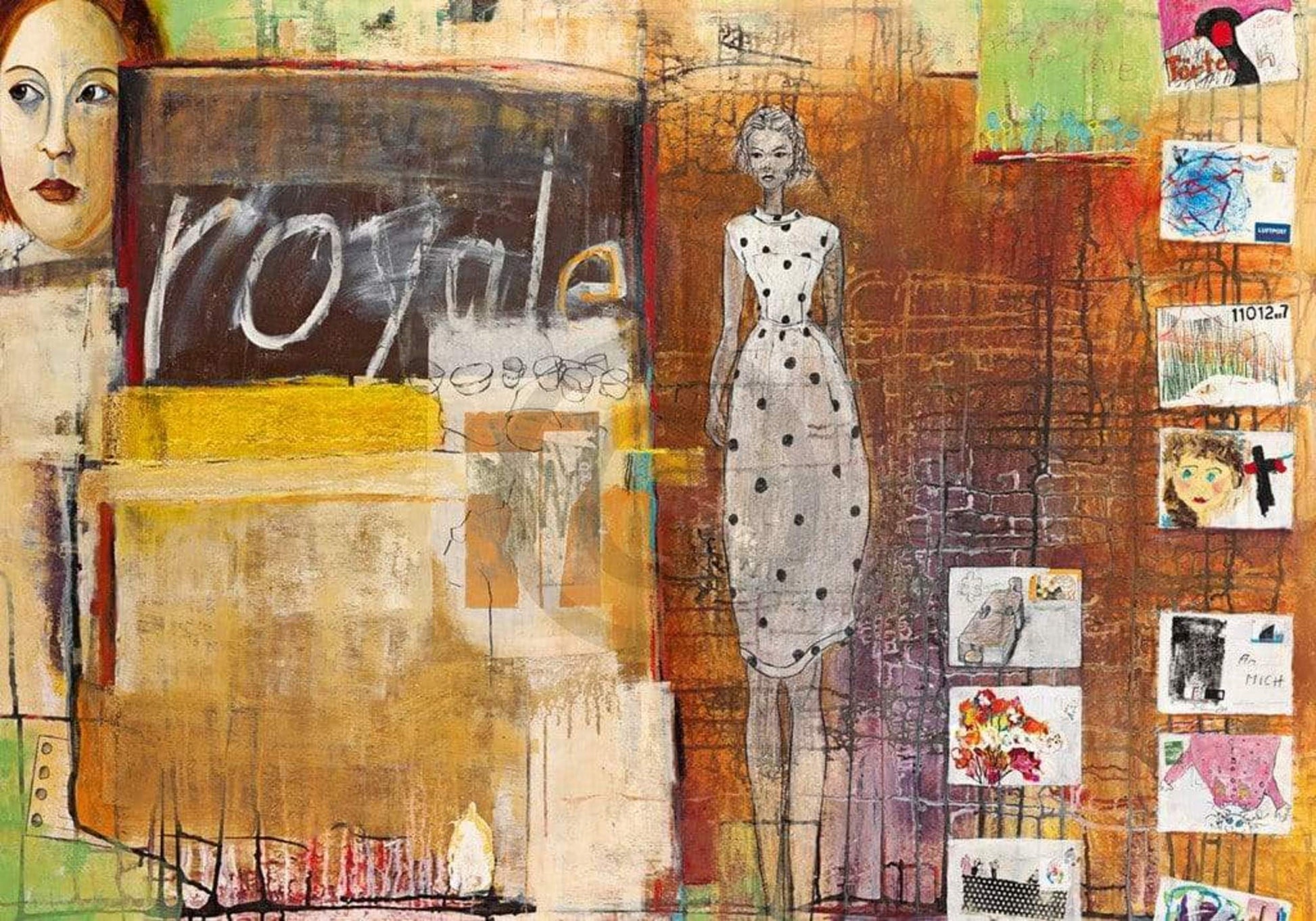 Birgit Lorenz  Royale Post for me Kunstdruk 100x70cm | Posters.nl