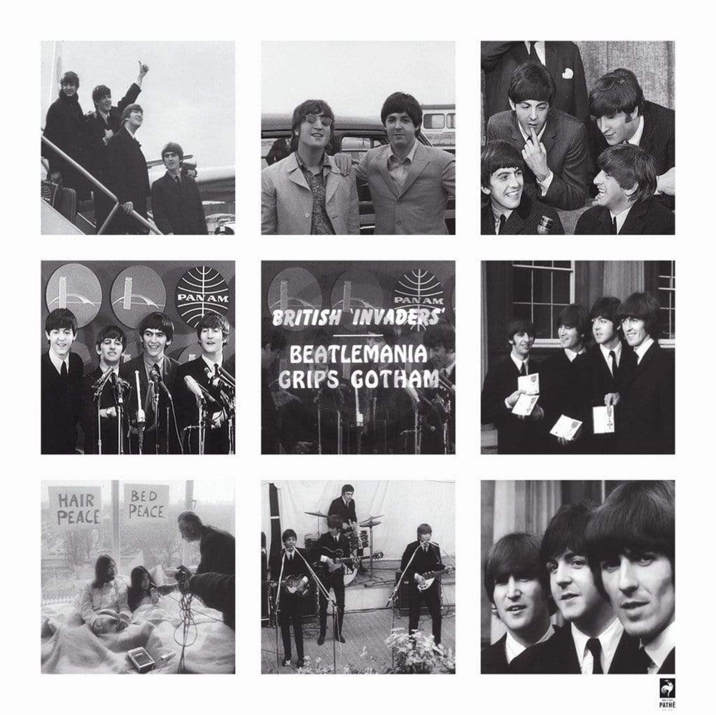 British Pathe  Beatlemania Grips Gotham Kunstdruk 70x70cm | Posters.nl