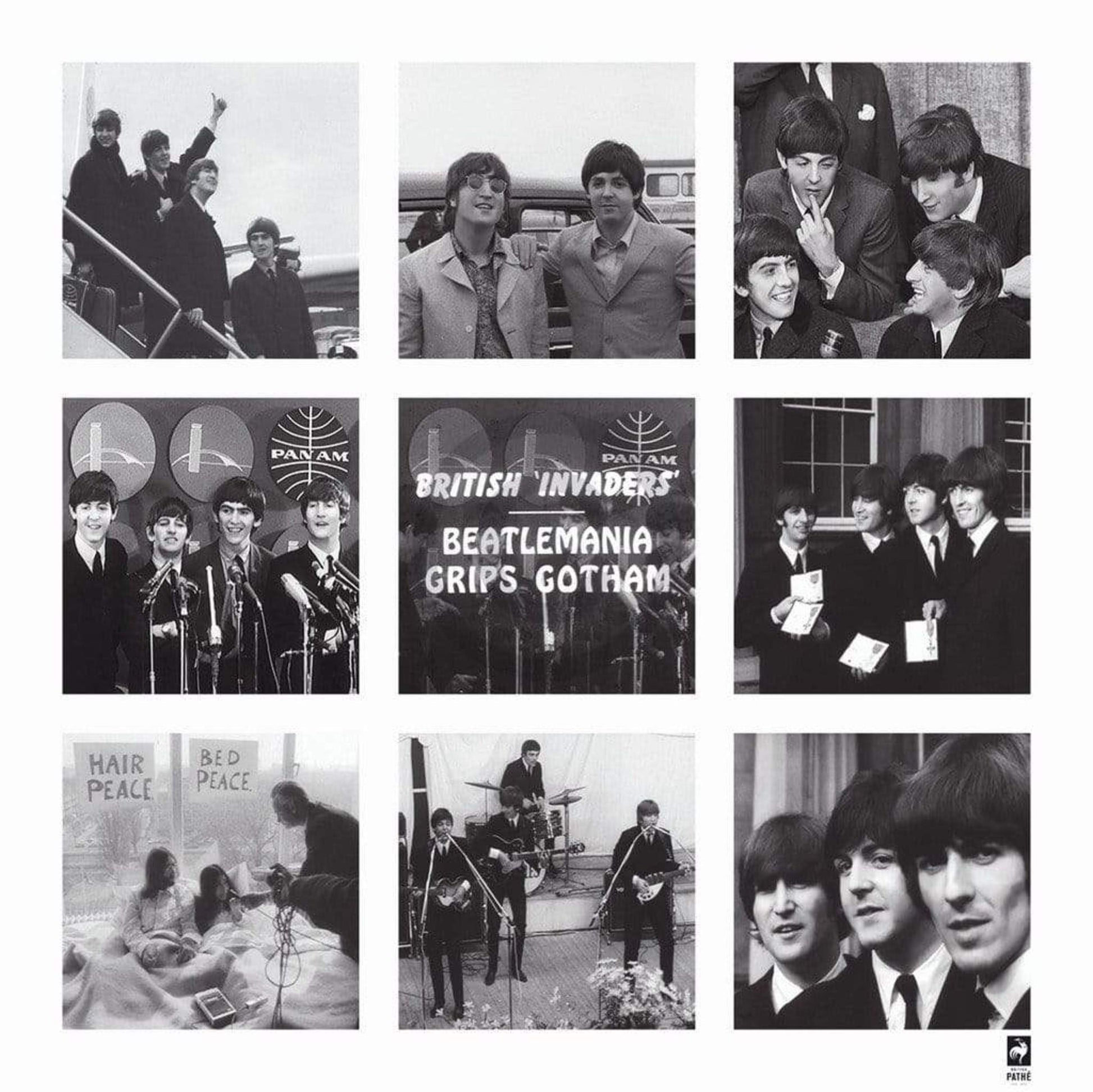 British Pathe  Beatlemania Grips Gotham Kunstdruk 70x70cm | Posters.nl