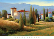 Carol Jessen  Blue Shadow in Tuscany I Kunstdruk 91x66cm | Posters.nl