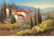 Carol Jessen  Blue Shadow in Tuscany II Kunstdruk 91x66cm | Posters.nl