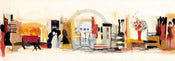 Celina Bonciani  Begegnungen III Kunstdruk 100x35cm | Posters.nl