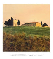 Elisabeth Carmel  Evening Light, Tuscany Kunstdruk 45x50cm | Posters.nl