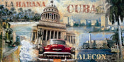 John Clarke  La Habana Cuba Kunstdruk 100x50cm | Posters.nl