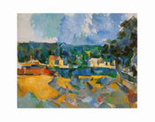 Paul CÃ©zanne  Uferlandschaft Kunstdruk 71x56cm | Posters.nl