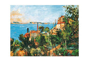 Paul CÃ©zanne  La Mer a l'Estaque Kunstdruk 30x30cm | Posters.nl