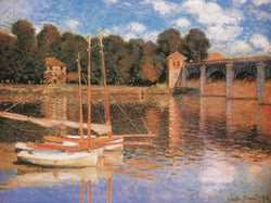 Claude Monet  Il ponte di Argenteuil Kunstdruk 80x60cm | Posters.nl