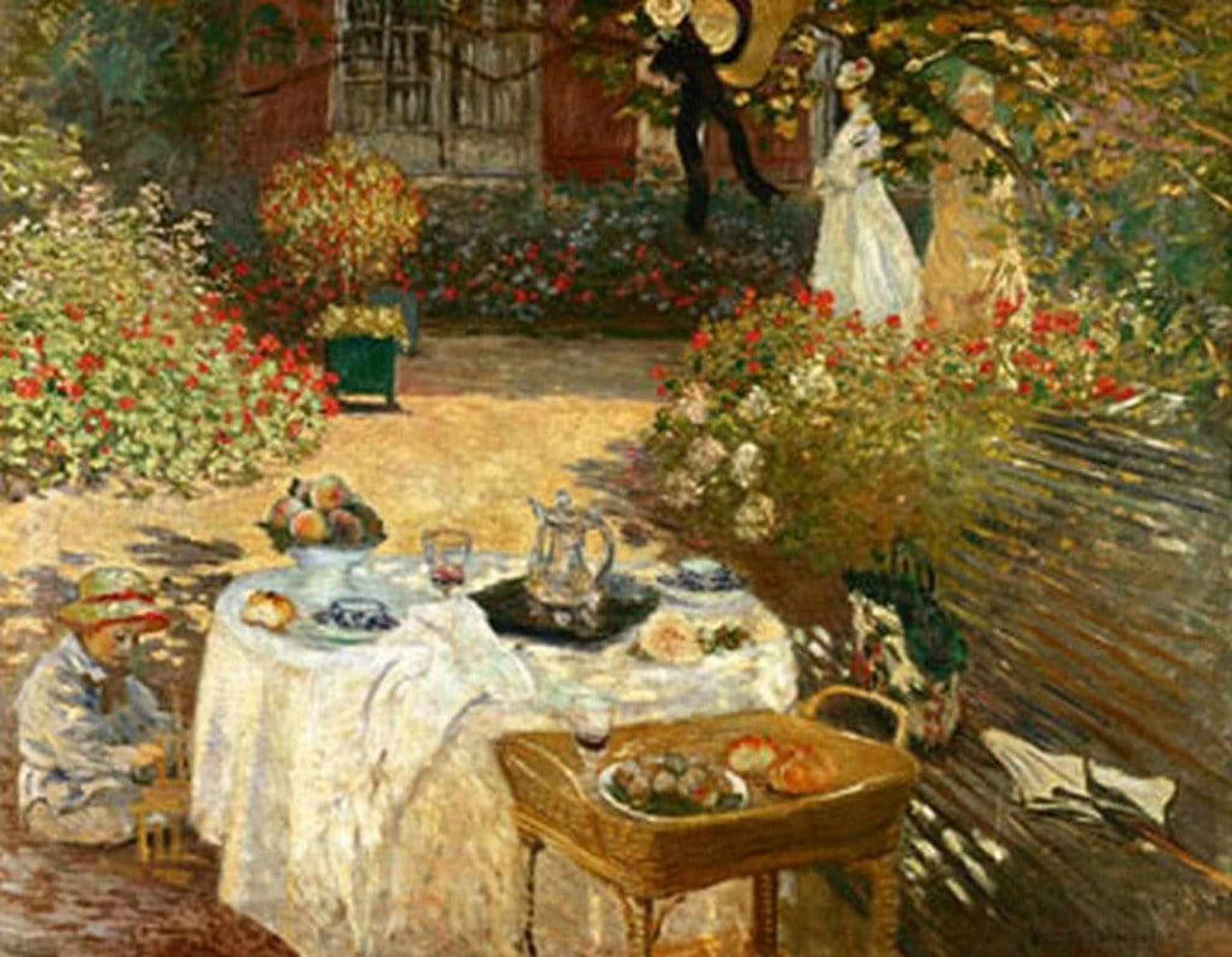 Claude Monet  Le DÃ©jeuner Kunstdruk 90x70cm | Posters.nl