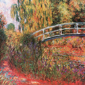 Claude Monet  Ponte giapponese Kunstdruk 95x95cm | Posters.nl