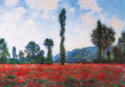 Claude Monet  Campo di papaveri Kunstdruk 100x70cm | Posters.nl