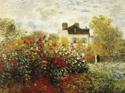 Claude Monet  The Artist's Garden Kunstdruk 80x60cm | Posters.nl