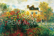 Claude Monet  The Artist's Garden Kunstdruk 100x70cm | Posters.nl