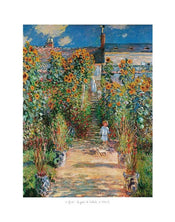 Claude Monet  Le jardin de l'artiste Kunstdruk 50x70cm | Posters.nl