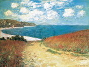 Claude Monet  Meadow Road to Pourville 1882 Kunstdruk 80x60cm | Posters.nl