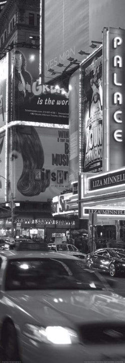 Alan Copson  Times Sqare at night, New York Kunstdruk 33x95cm | Posters.nl