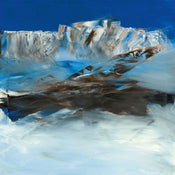 Conny RoÃŸkamp  Eislandschaft I Kunstdruk 98x98cm | Posters.nl