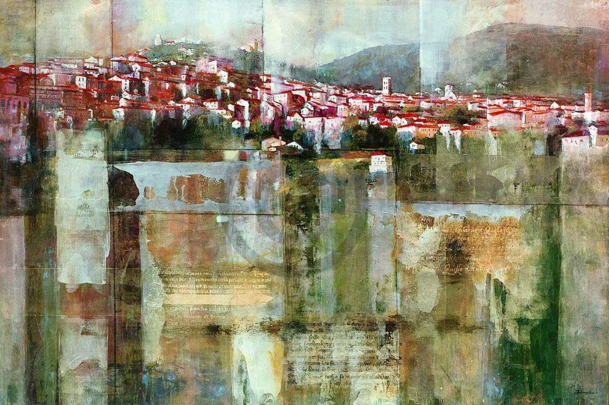 Douglas  Tuscan Hillside Kunstdruk 91x61cm | Posters.nl