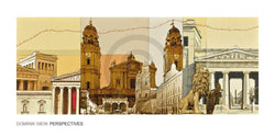 Kunstdruk Dominik Wein - München III 100x50cm