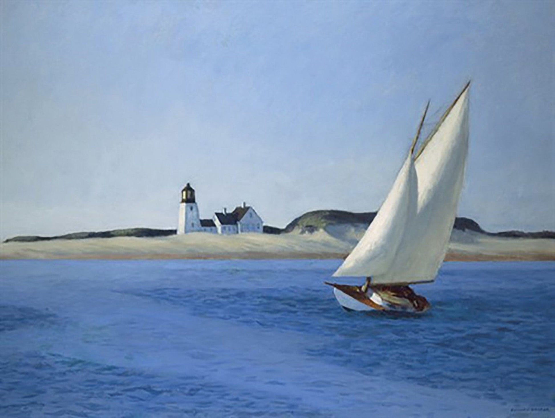 PGM Edward Hopper The Long Leg 1930 Kunstdruk 81x61cm | Posters.nl