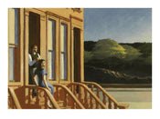 PGM Edward Hopper Sunlight on Brownstones Kunstdruk 40x30cm | Posters.nl