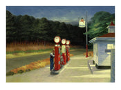 PGM Edward Hopper Gas Kunstdruk 40x30cm | Posters.nl
