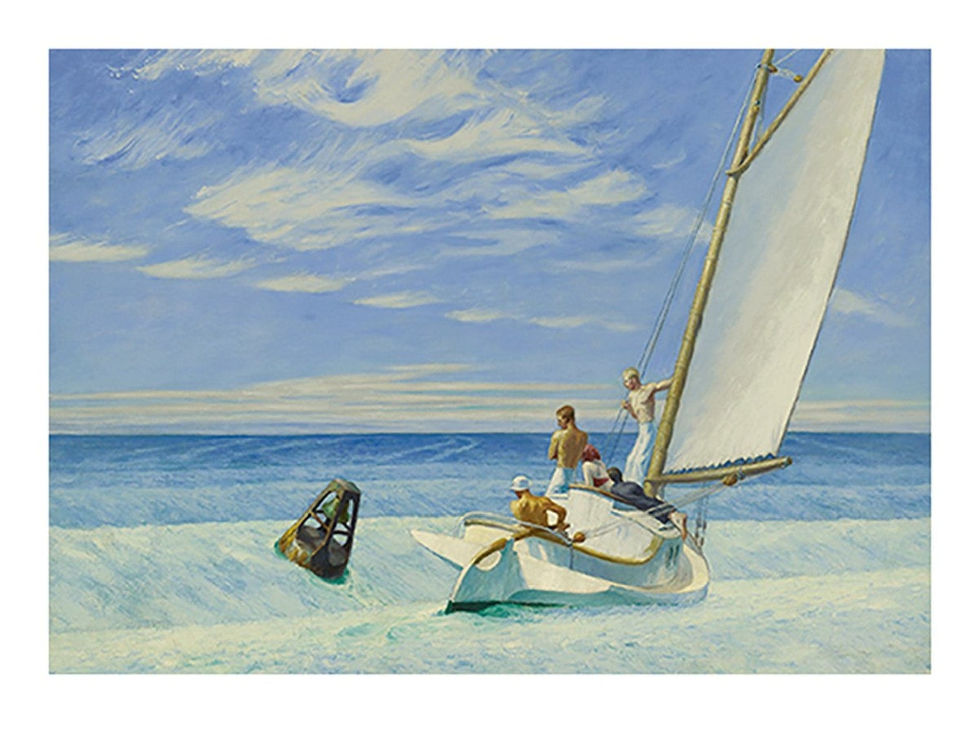 PGM Edward Hopper Ground Swell Kunstdruk 40x30cm | Posters.nl
