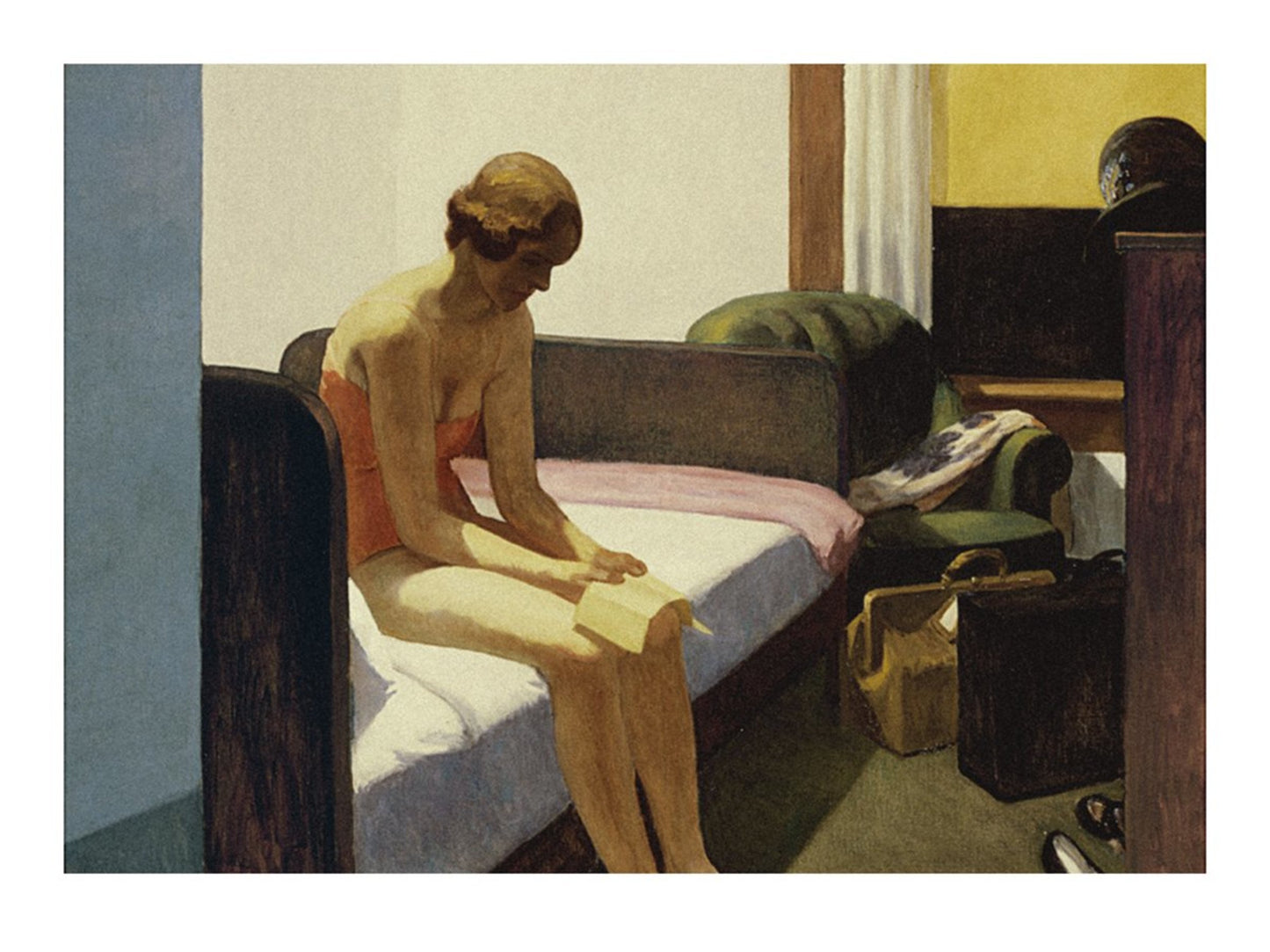 Kunstdruk Edward Hopper Hotel Room 40x30cm