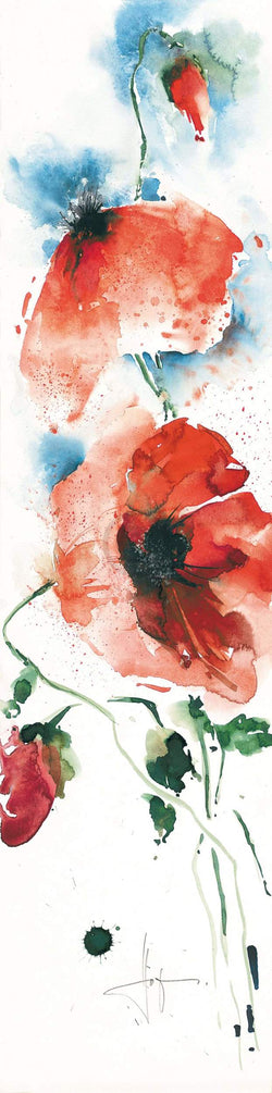 Ekkehard Hofmann  Mohn I Kunstdruk 20x99cm | Posters.nl