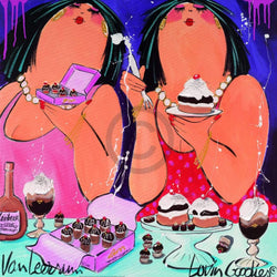 El van Leersum  Lovin Goddies Kunstdruk 70x70cm | Posters.nl