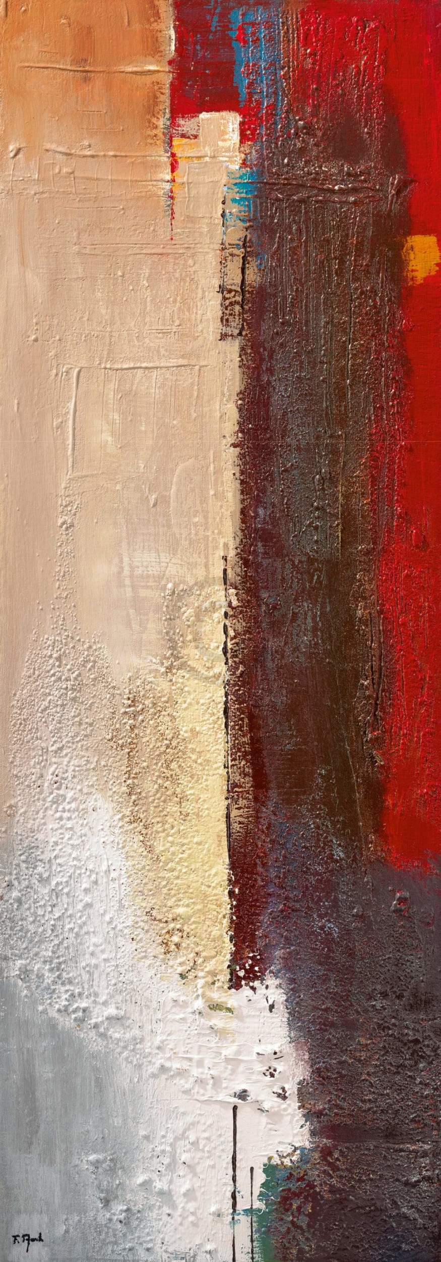 Flory Aerts  Vertical I Kunstdruk 35x100cm | Posters.nl