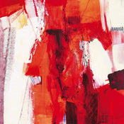 Francesco Cusumano  Rosso Astratto Kunstdruk 70x70cm | Posters.nl