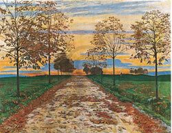Ferdinand Hodler  Herbstabend 1892 Kunstdruk 60x48cm | Posters.nl