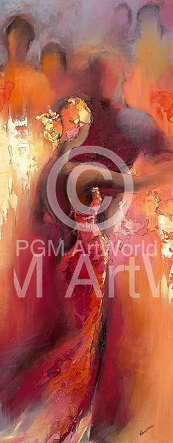 Kunstdruk Elena Filatov - Tanzabend I 54x138cm