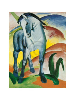 Franz Marc  Blaues Pferd I Monaco Kunstdruk 60x80cm | Posters.nl