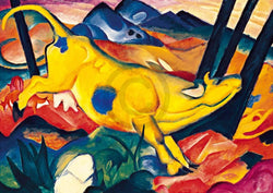Franz Marc  Die gelbe Kuh Kunstdruk 29.7x21cm | Posters.nl