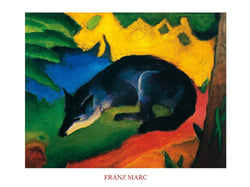 Franz Marc  Fuchs Kunstdruk 80x60cm | Posters.nl