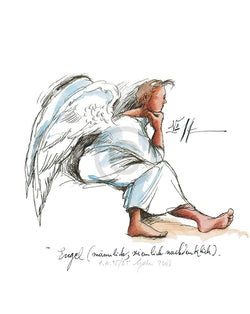 Sabine Gerke  Engel Nr. 14 Kunstdruk 24x30cm | Posters.nl