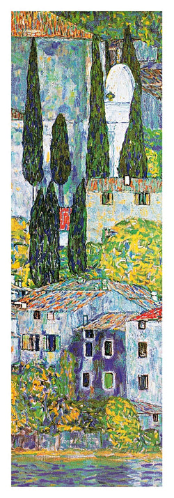 Kunstdruk Gustav Klimt - Chiesa a cassone sul garda 35x100cm