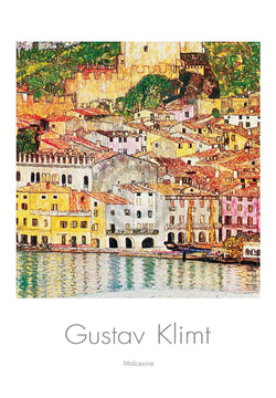 Kunstdruk Gustav Klimt - Malcesine 70x100cm