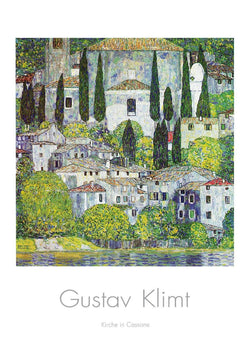 Kunstdruk Gustav Klimt - Kirche in Cassone 70x100cm