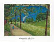 Gabriele MÃ¼nter  Der letzte Schnauferlzug 1924 Kunstdruk 90x70cm | Posters.nl