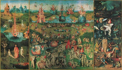 Hieronymus Bosch  Garden of earthly Delight Kunstdruk 116x67cm | Posters.nl