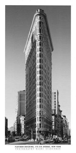 Henri Silberman  Flatiron Building Kunstdruk 50x100cm | Posters.nl