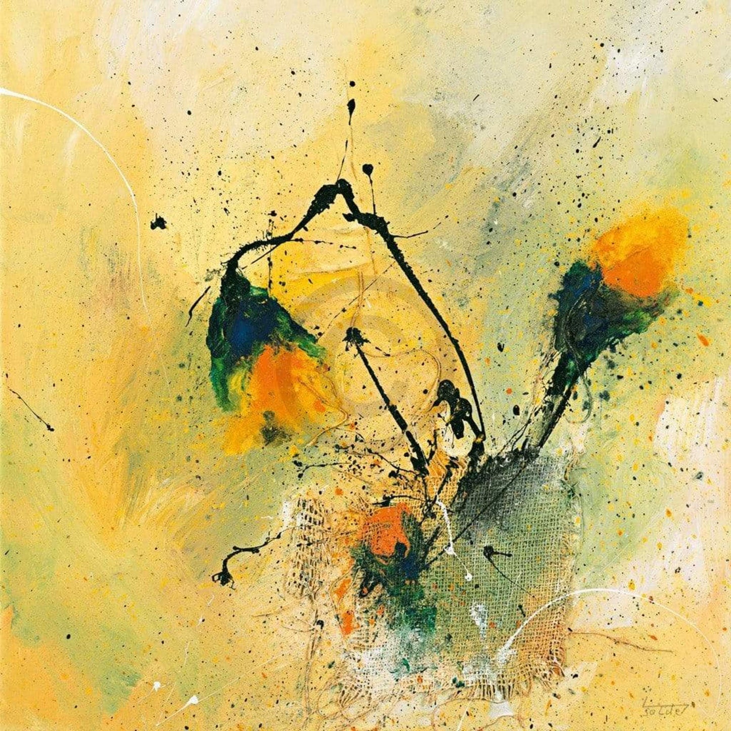 Isolde Folger  BlÃ¼ten II Kunstdruk 70x70cm | Posters.nl