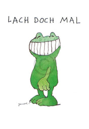 Janosch  Lach doch mal Kunstdruk 48x58cm | Posters.nl