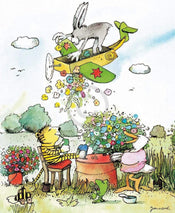 Janosch  Blumenregen Kunstdruk 48x58cm | Posters.nl